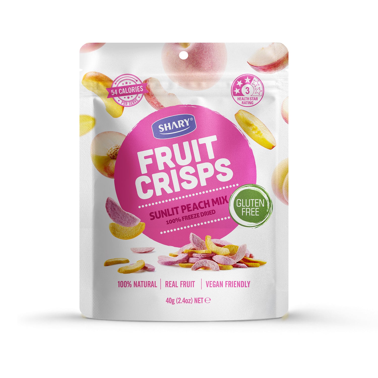 Shary Freeze Dried Mixed Peach Crisps