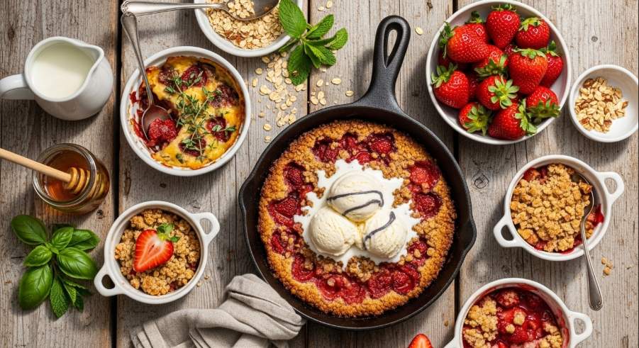 10 Irresistible Strawberry Crisp Recipes: Sweet & Savoury Ideas