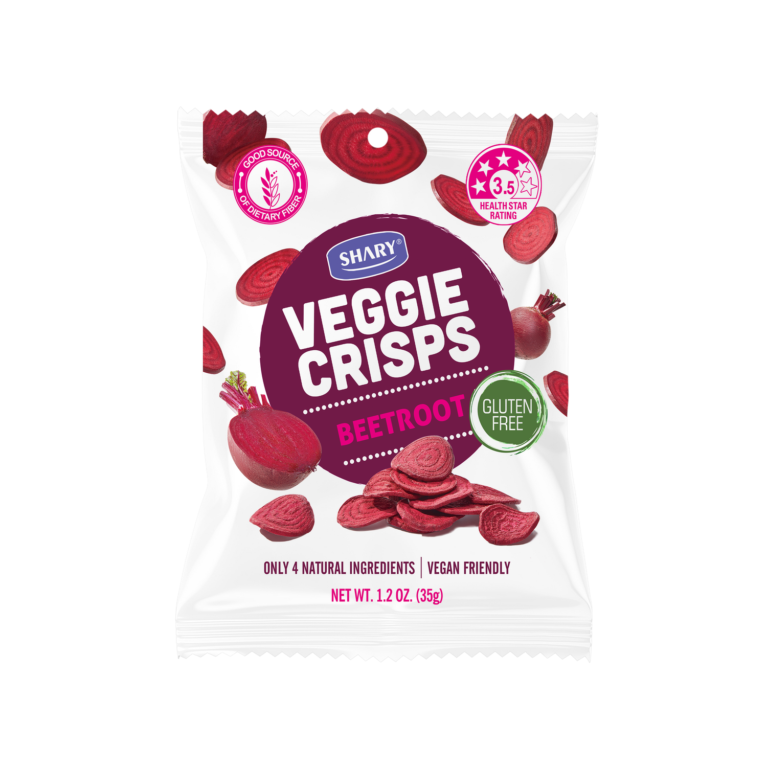 Shary Beetroot Crisps 75g