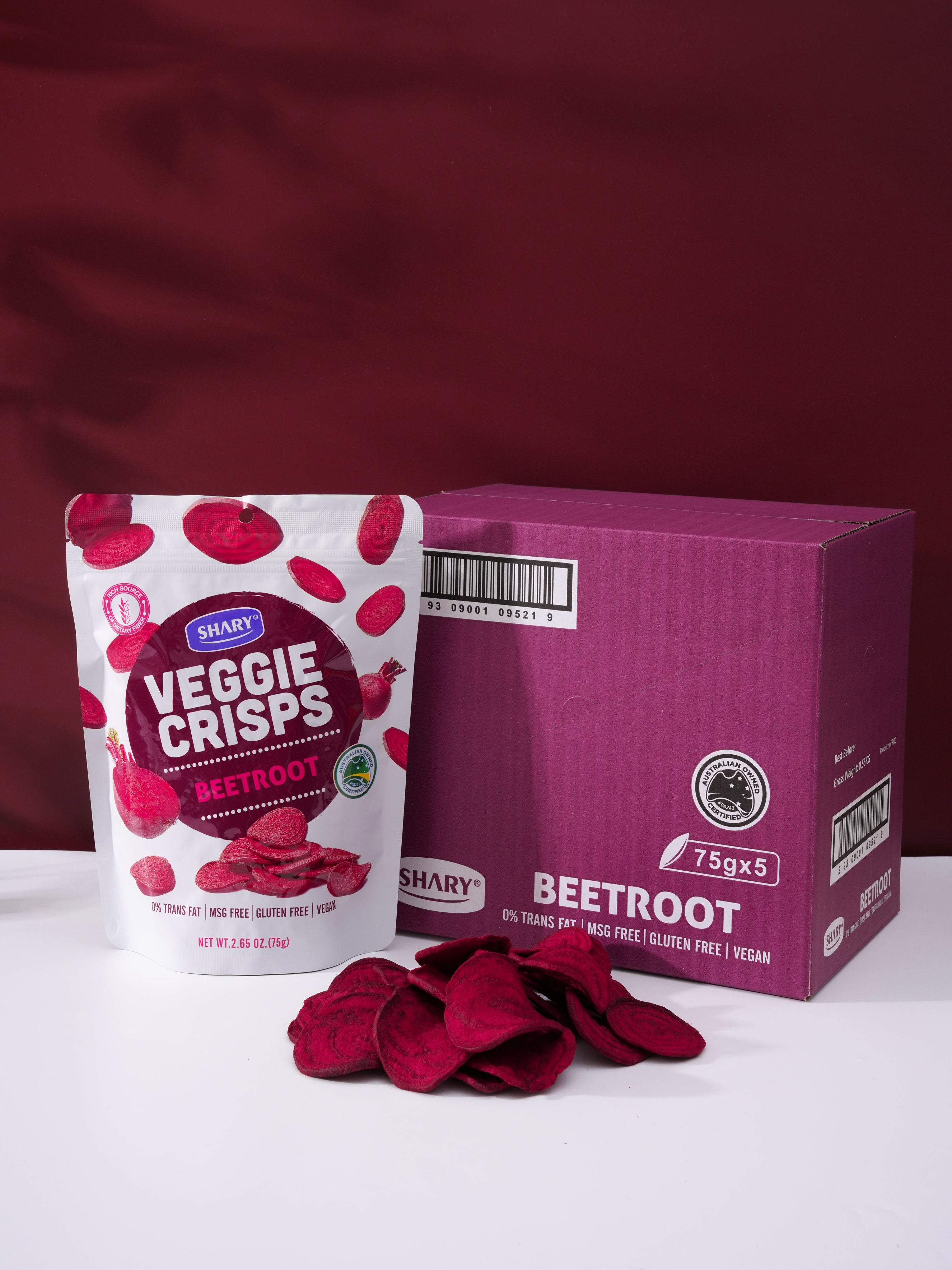 Beetroot Chips - Broccoli Crisps Snack from Shary