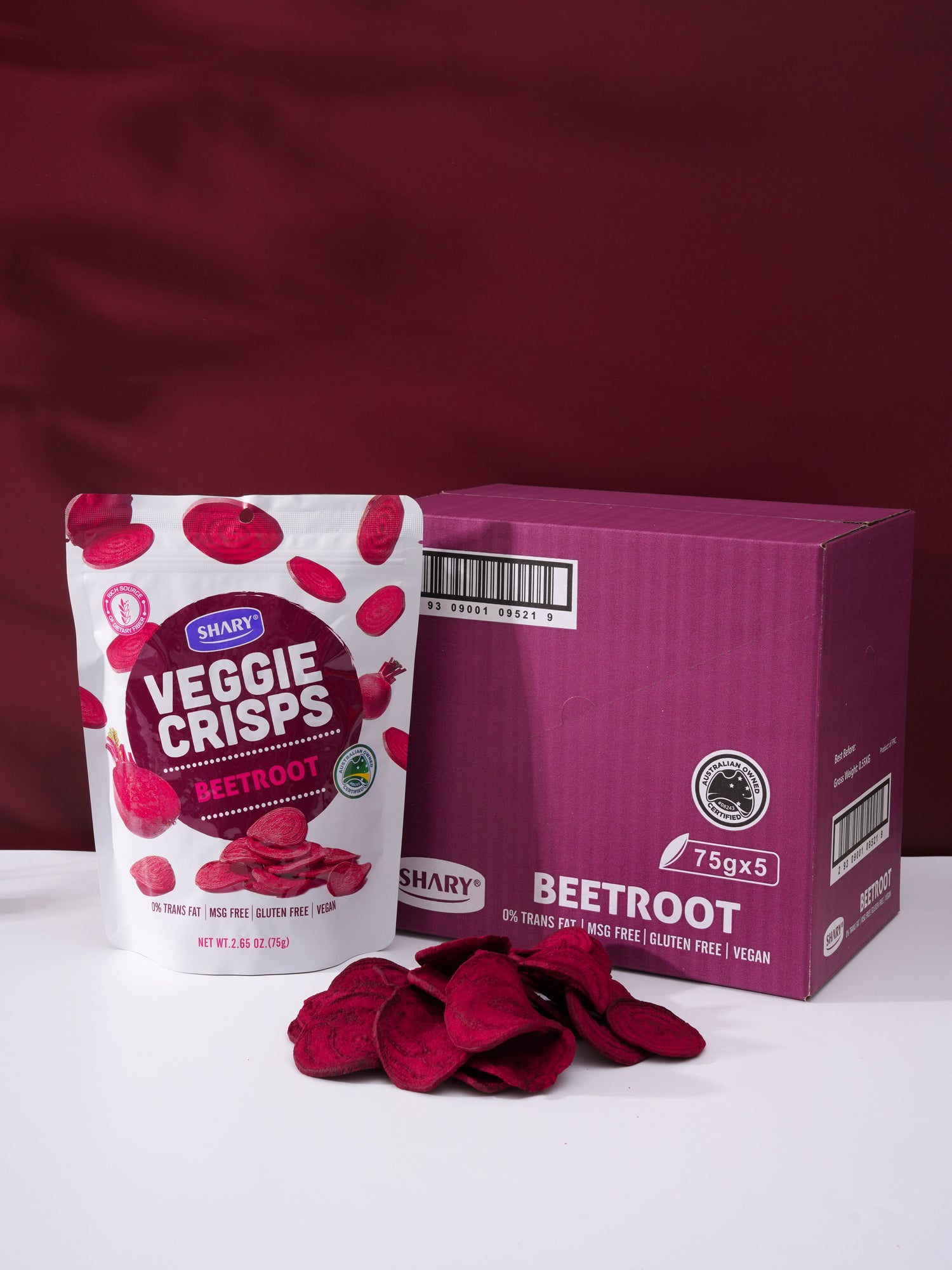 Shary Beetroot Crisps 75g