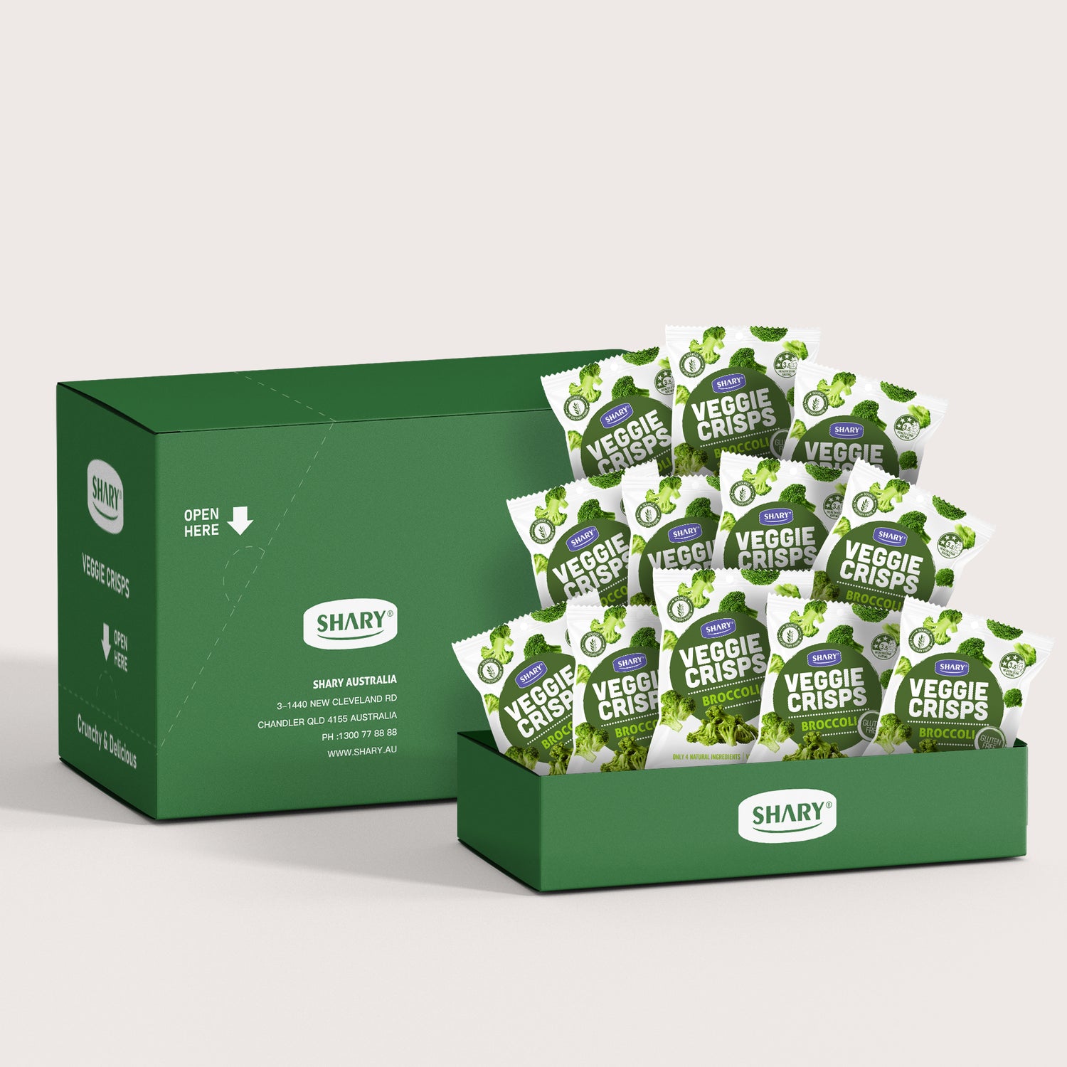 Shary Broccoli Crisps 25g