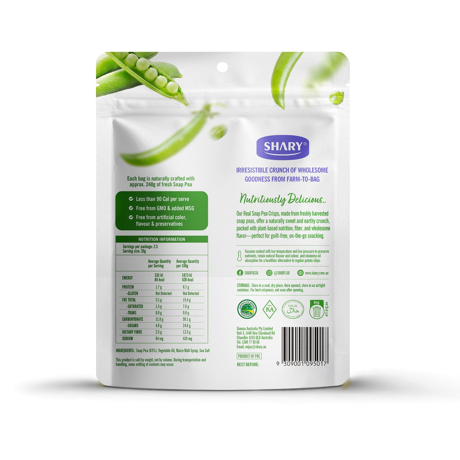 Shary Snap Pea Crisps
