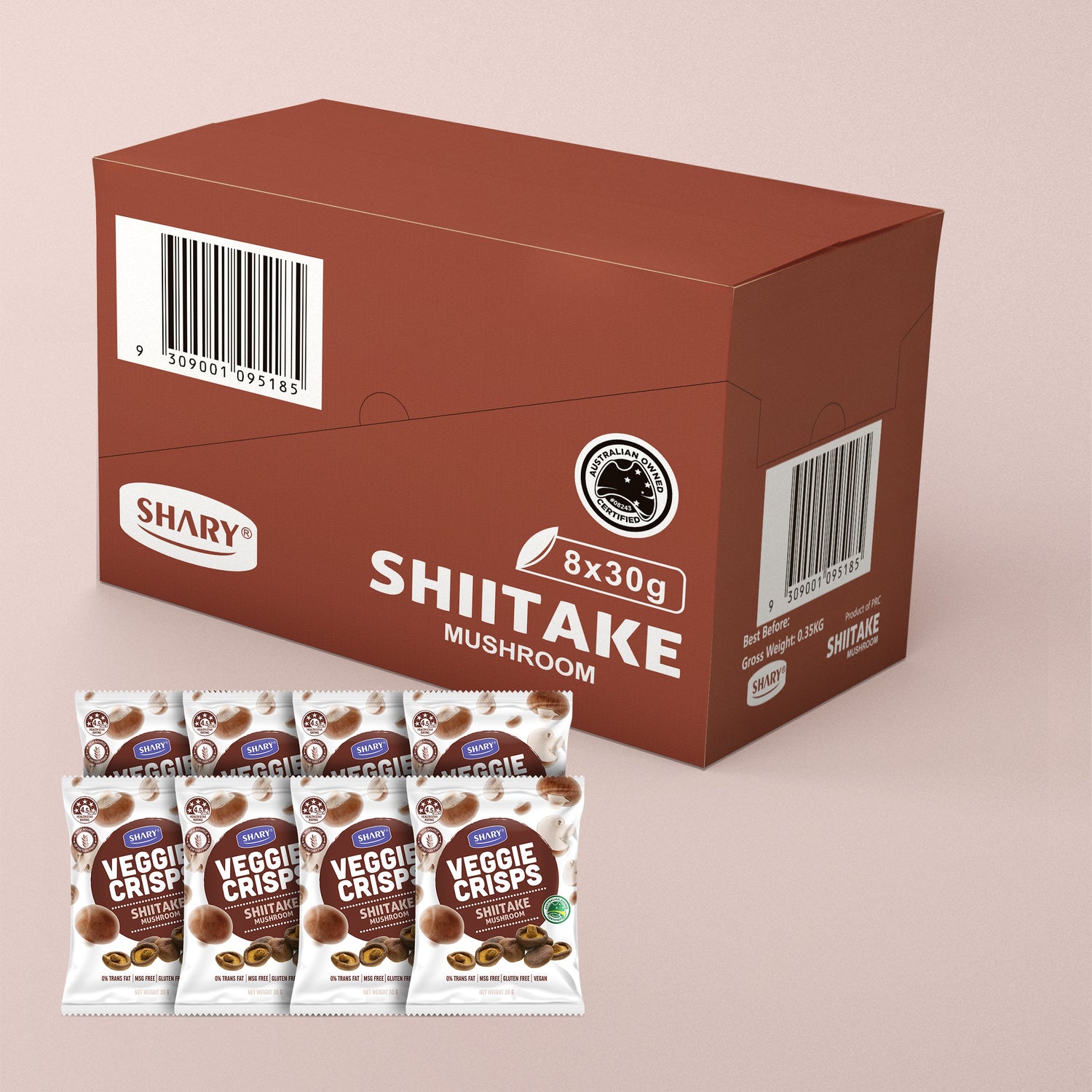 Shary Shiitake Mushroom Crisps