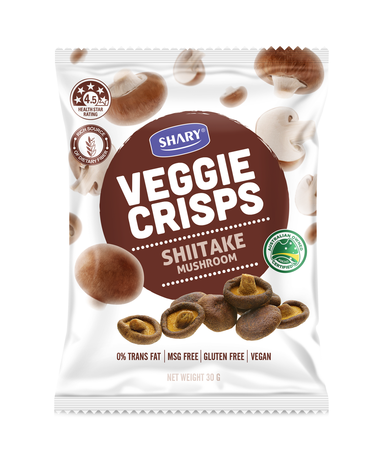 Shary Shiitake Mushroom Crisps - Shary Australia